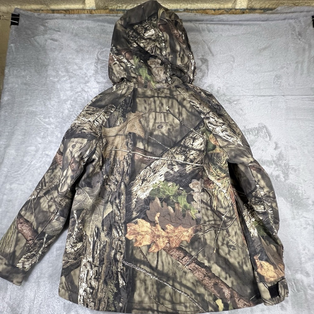 Walls Womens L Camo Insulated Hooded Hunting Gear Pink Accents Gorpcore Workwear - Picture 3 of 13